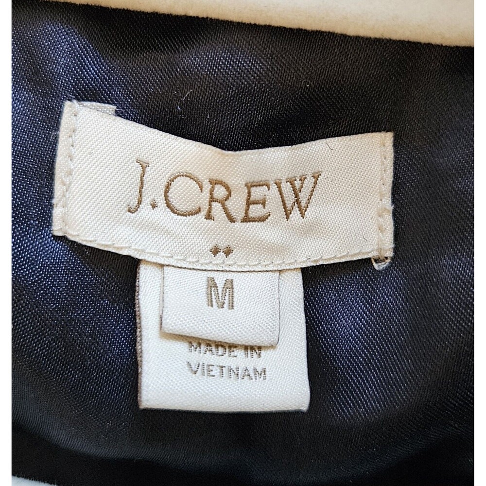 J. Crew Nordic Parka Men's Blue Hooded Faux Fur-lined hood Medium - Picture 3 of 5